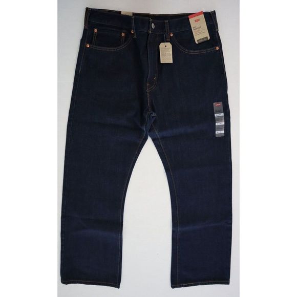 Levi's 517 Men’s Sz 36X30 Dark Wash Blue Bootcut Jeans $70 - Picture 1 of 8
